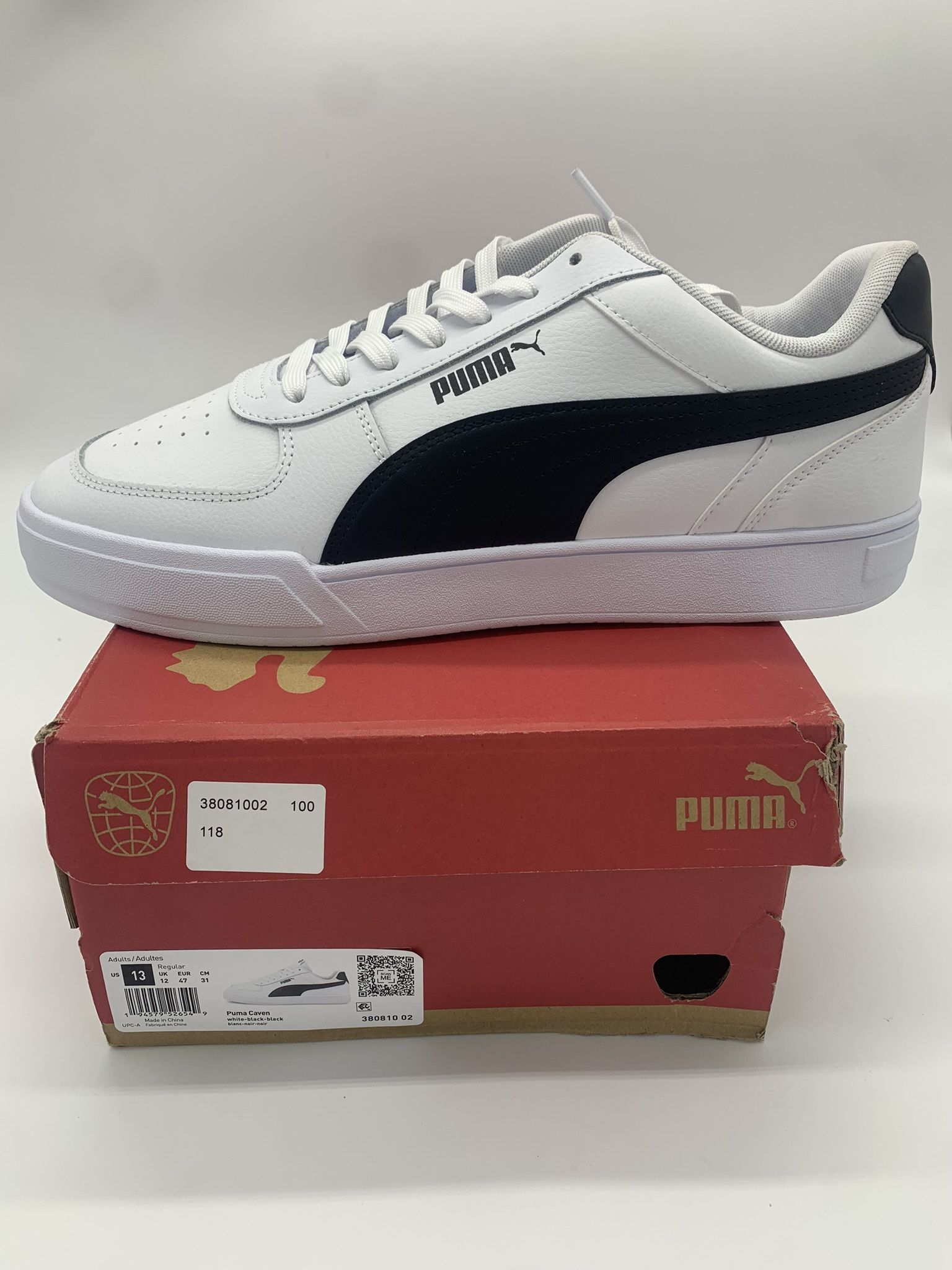 Puma Caven White Black