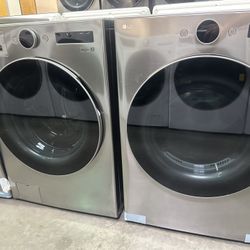 LG Washer And Dryer Gas New 1 Yr Warranty