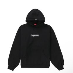 Supreme Box Logo Hoodie Black Size Small