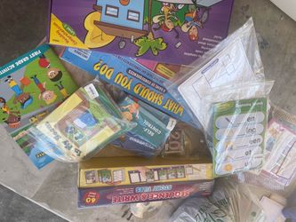 Children’s learning books and games