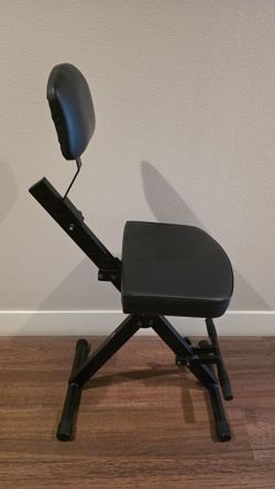 Pyle Adjustable Musician Chair Stool - Guitar / Keyboard Throne