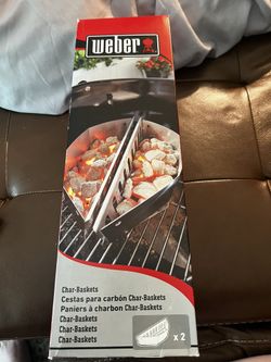 Weber Dual Char Baskets For Charcoal Grills