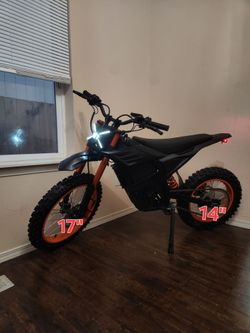 72v 6000watt Electric Dirtbike // Motocicleta Eléctrica