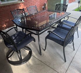 7 piece outdoor dining set