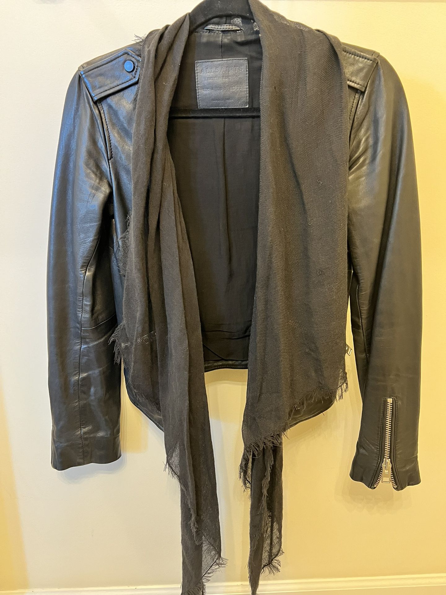 Allsaints Genuine leather jacket 
