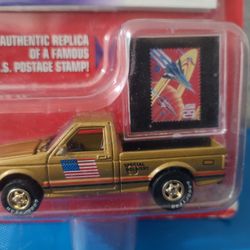 Johnny Lightning USPS America Truck and Stamp 1991 GMC Syclone Pickup