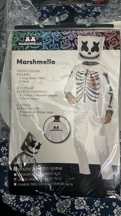 NEW-Marshmallow Costume Kids Large 10/12