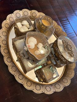 Stylecraft 24K Filigree Trinket Boxes