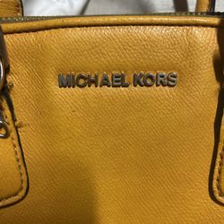 Yellow Michael Kors Purse