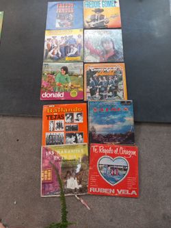 Lot of 10 Vintage Latin Vinyl Records