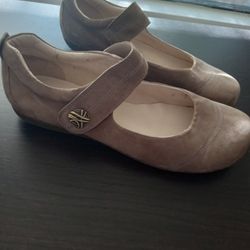 Women's Mary Jane Leather Flats -11