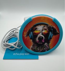 Echo Pop Kids Anthro Pup Smart Speaker – Tested Working