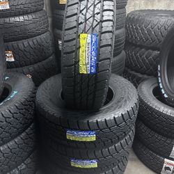 SET OF 4 NEW TIRES 285/70/17 ACCELERA INCLUDING MOUNT AND BALANCE
