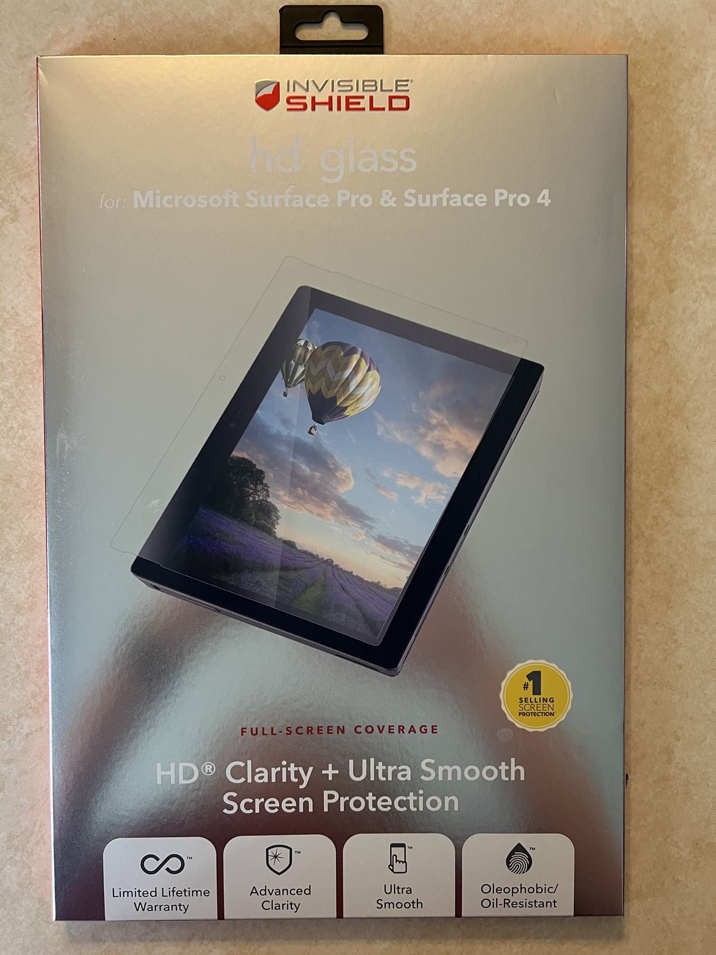 Zagg Invisibleshield Screen Protector for Microsoft Surface Pro