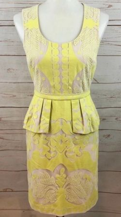 BCBGMaxazria  Lace Peplum Dress (size 2)