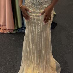 Gold Corset Dress