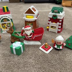 Vintage Little People Christmas Town
