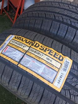 4 New Tires 235/65/17..Ground Speed..