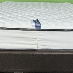 Queen Size Beautyrest Mattress - Box Spring And Frame Optional