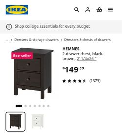 IKEA bed side table/dresser