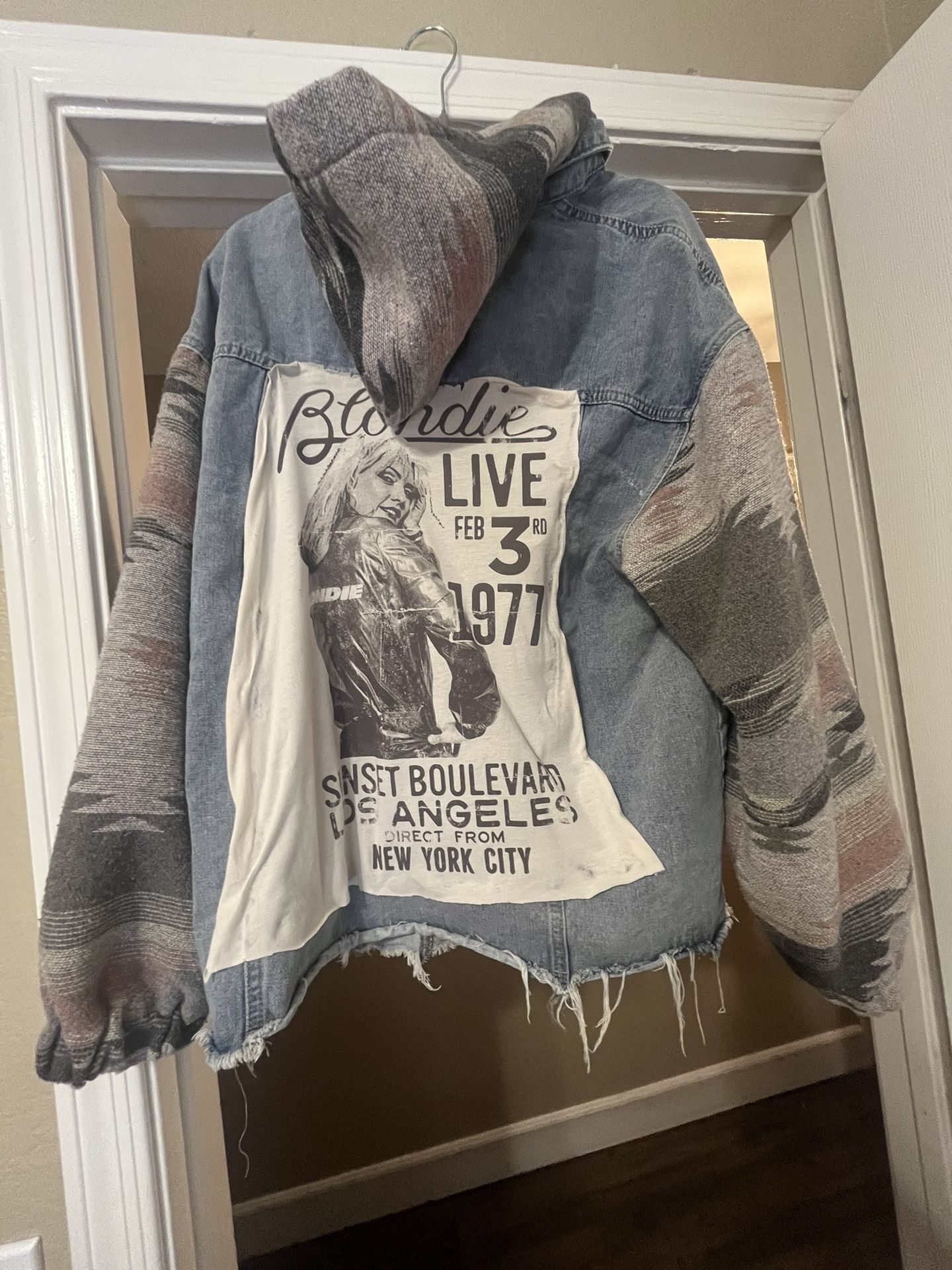 Upcycled Blondie Jean Jacket Women’s 2 X