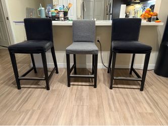 IKEA Counter Height Bar Stools – Set of 3
