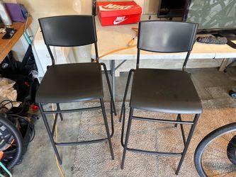 Two really nice high chairs plastic and metal