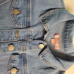BCBG Girls Denim Jacket 10/12 New!