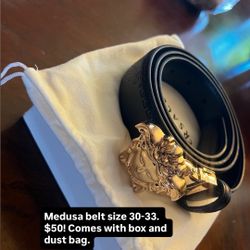 Versace Belt Size 30-33
