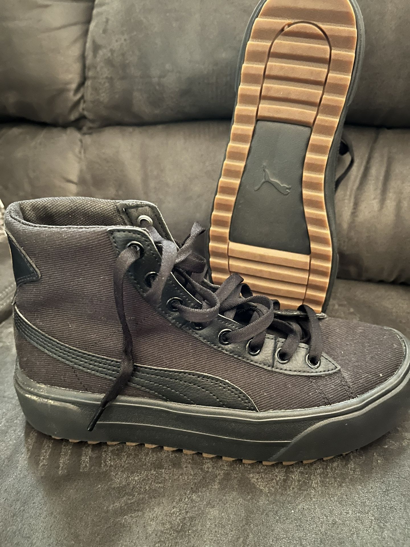 Black High Top Pumas