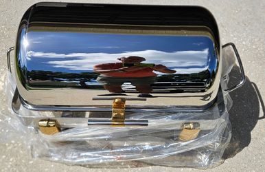8 Qt.Stainless Steel Roll Top Chafing Dish