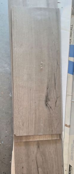 Vinyl gray flooring