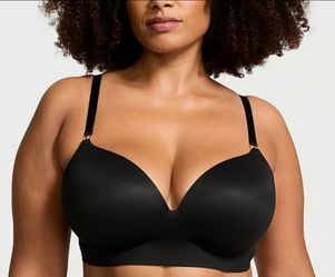 Victoria's Secret Wireless Push Up Bra Black 36C