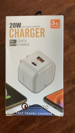20W Fast Travel Charger PD + QC 3.0