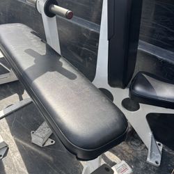 Leg Raises, Flat Bench And Shoulder Press, Bench Flex