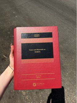 Aspen Casebook: Torts 13th edition