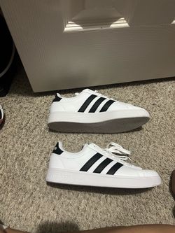 Adidas White Low-Top Sneakers