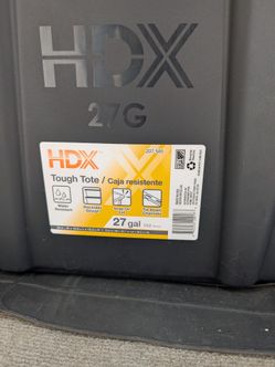 HDX Home Depot bins w/lids