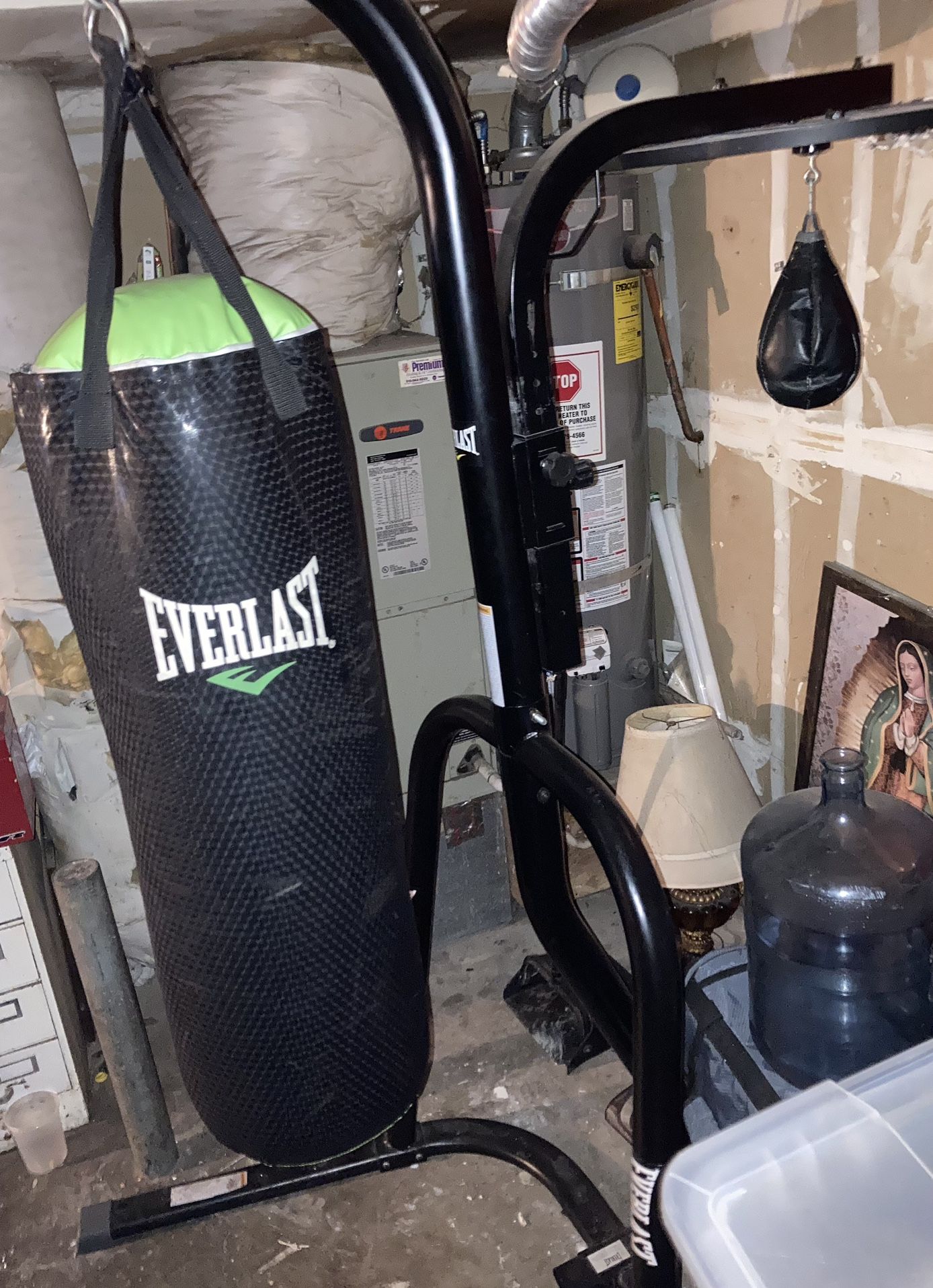 Everlast Boxing Stand With Speed Bag