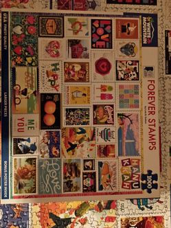 Forever Stamps - White Mountain Puzzle