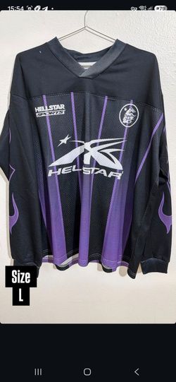 HELLSTAR SPORTS BLACK/PURPLE HOCKEY JERSEY NEW COLLECTION