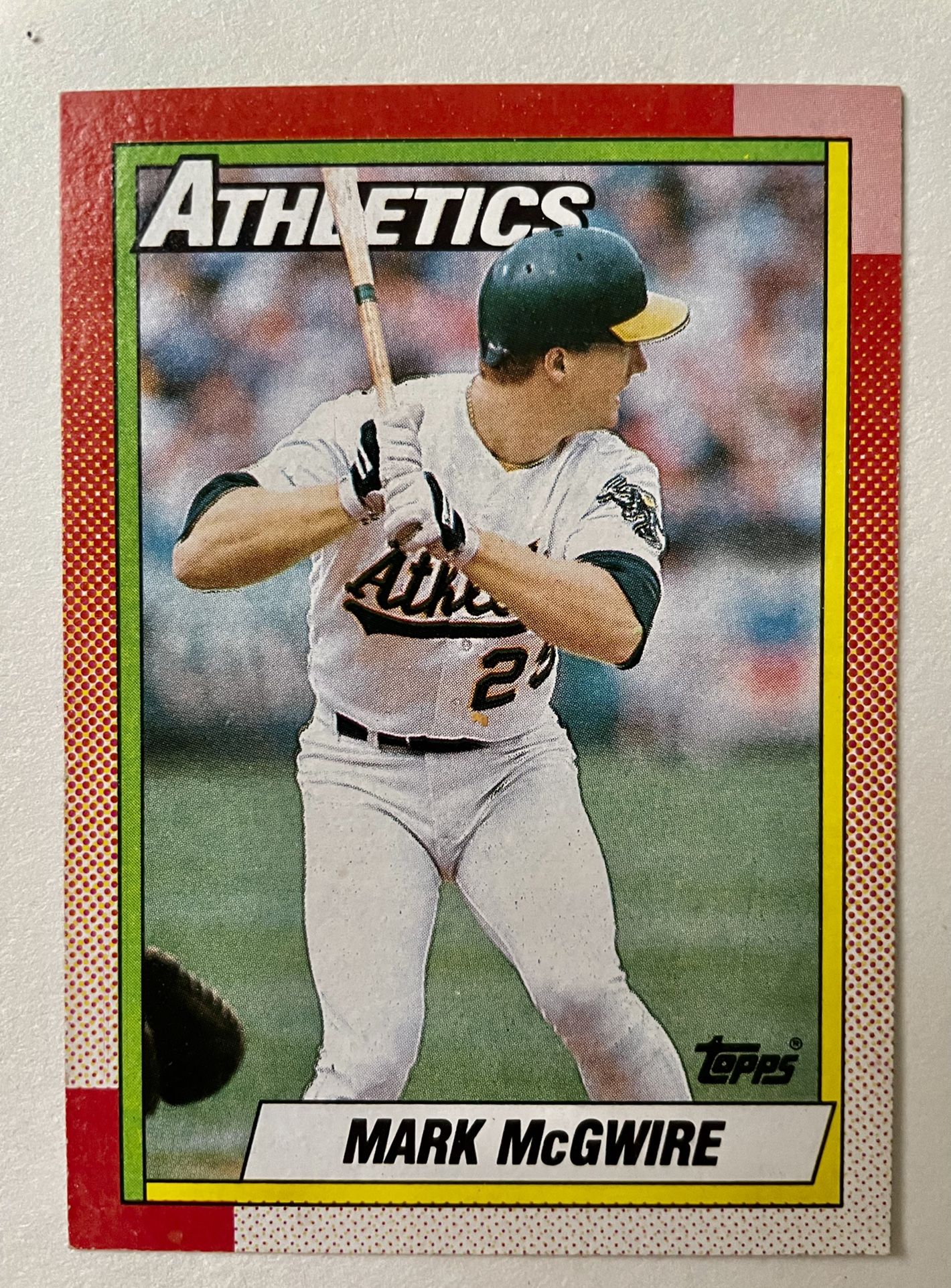 1990 Topps Mark McGwire Oakland Athletics #690 