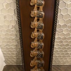 GORGEOUS ELEPHANT WALL ART MULTI ELEPHANTS VERTICAL WALL DECOR OBO