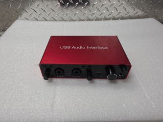 USB Audio Interface Red 2-Input For karaoke not recording