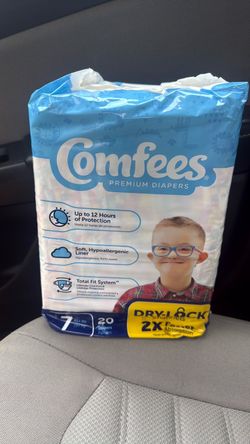 Size 7 ONLY Comfees Premium Diapers