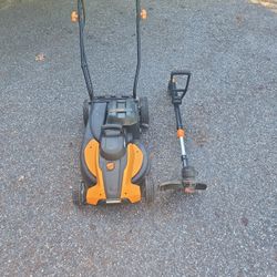 Worx 40 V Mower And Trimmer