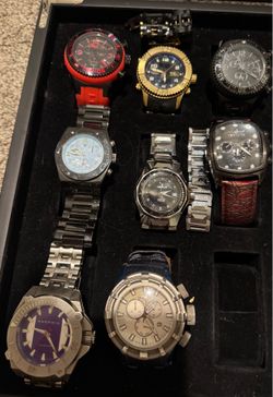 Large Assorted Watch Lot - Invictas (x3), Croton, Android, Swiss Legend, Message me for individual watch!