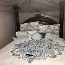 King Four Post Mansion Bed
