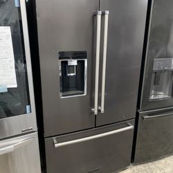 Kitchen Aid French Door In Black Stainless Counter Depth