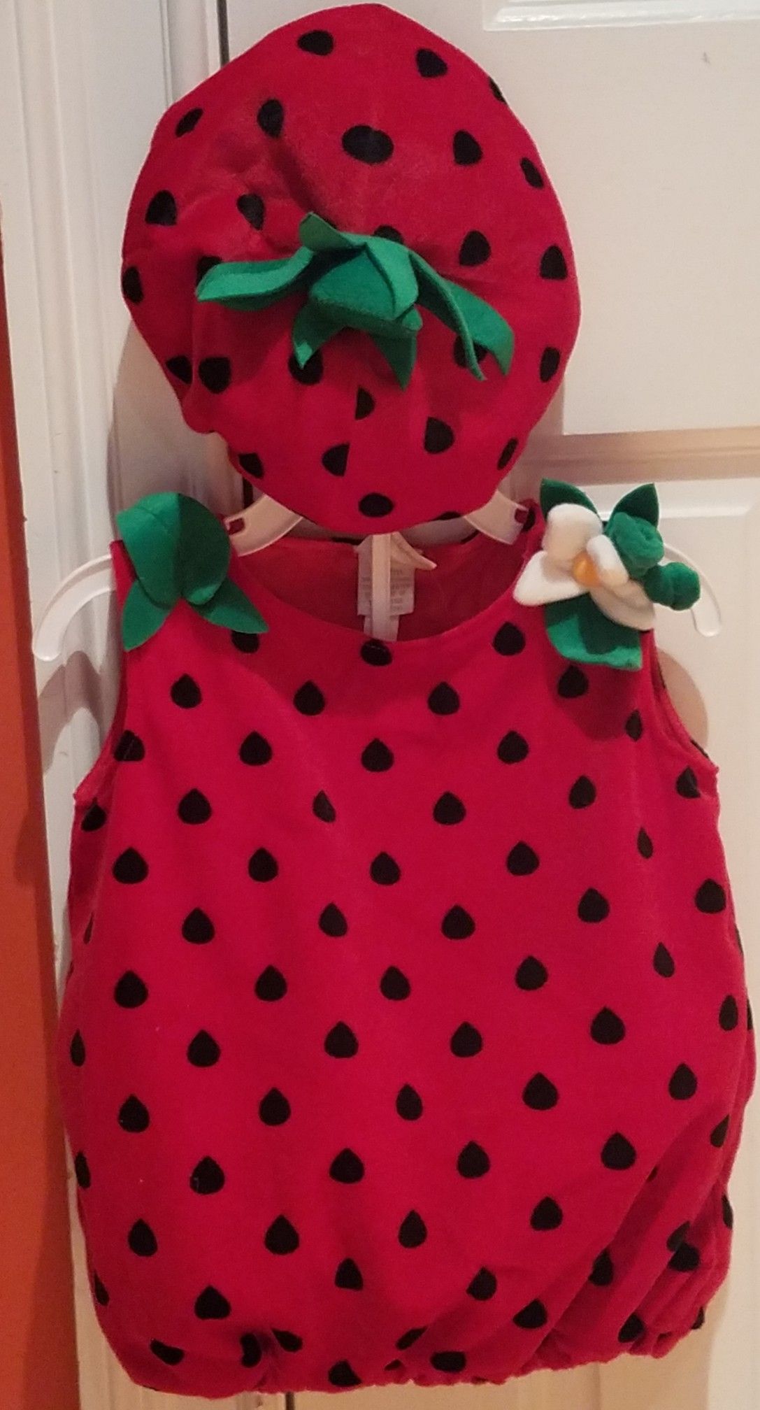 9-12 MONTHS Strawberry Halloween Costume